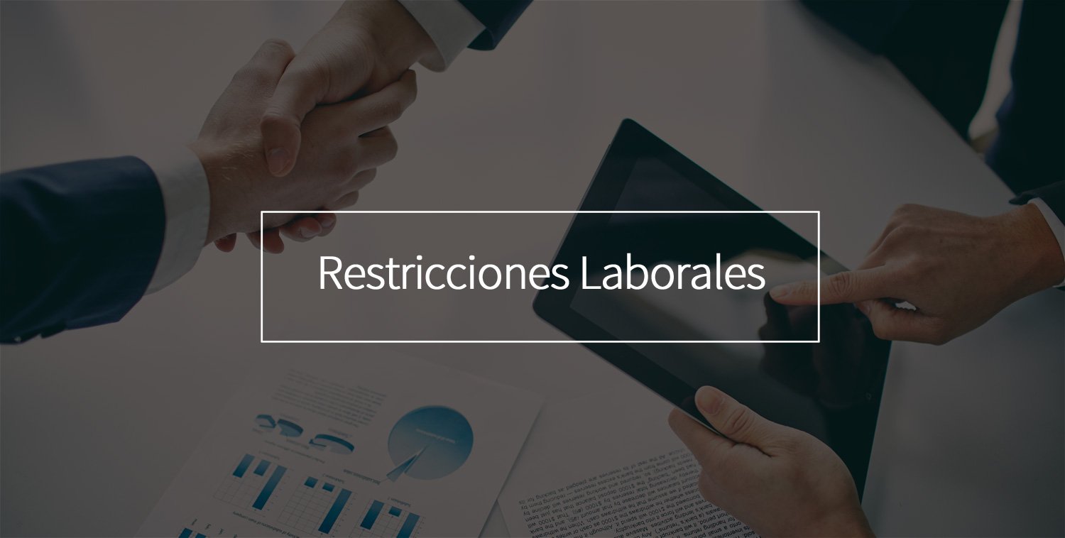 Restricciones laborales que afectan a la planificación