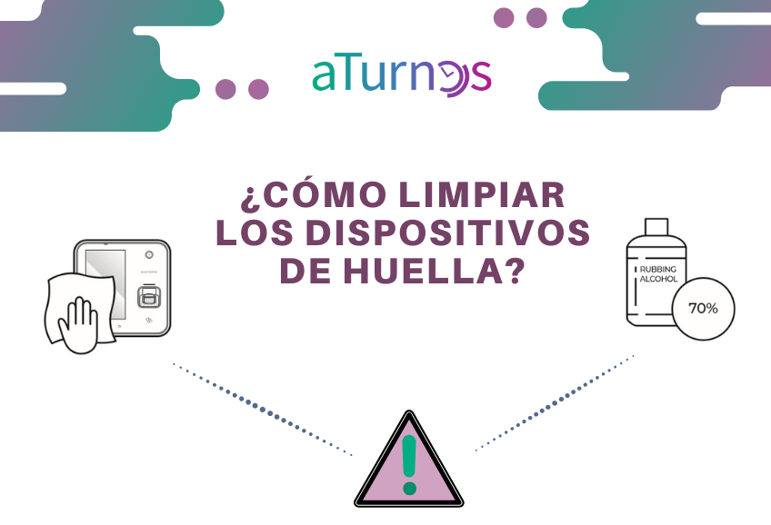 ¿Cómo desinfectar los dispositivos de huella adecuadamente?