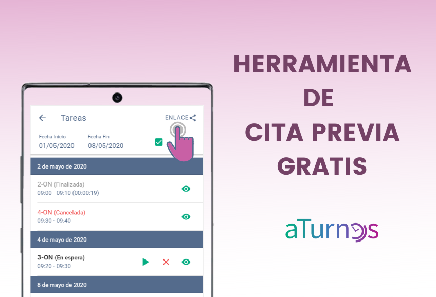 ¡Nueva herramienta de CITA PREVIA! ¡Gratis durante 30 días!