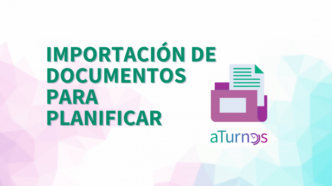 Importación de documentos Excel/CSV para planificar