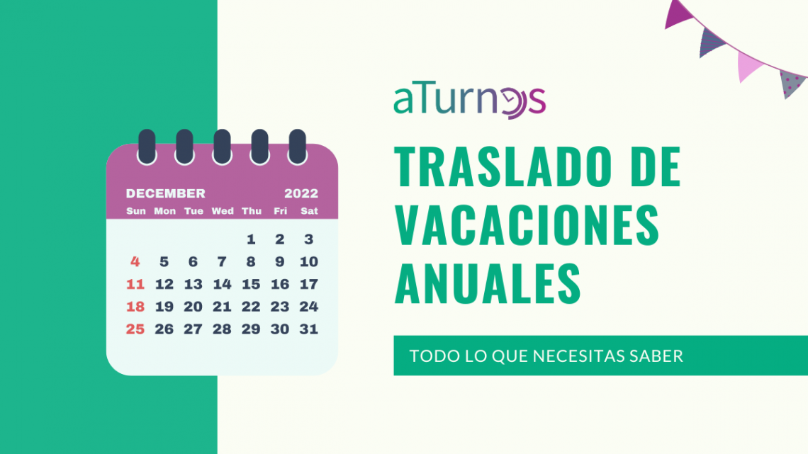 Todo lo que necesitas saber sobre el traslado de vacaciones de un año a otro